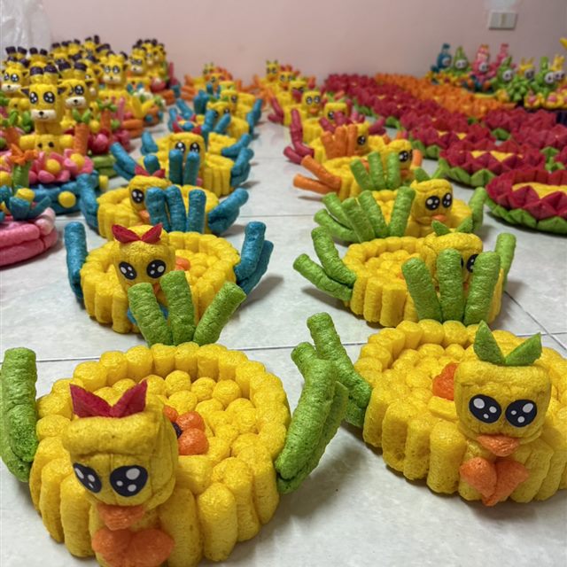 กระทงอาหารปลารูปแมว