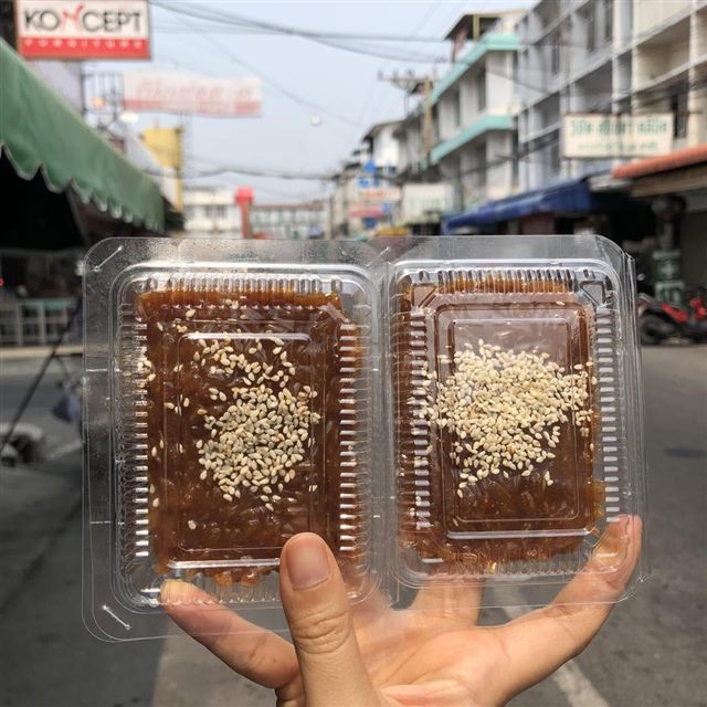 ข้าวเหนียวแดงหน้างา กล่องเล็ก